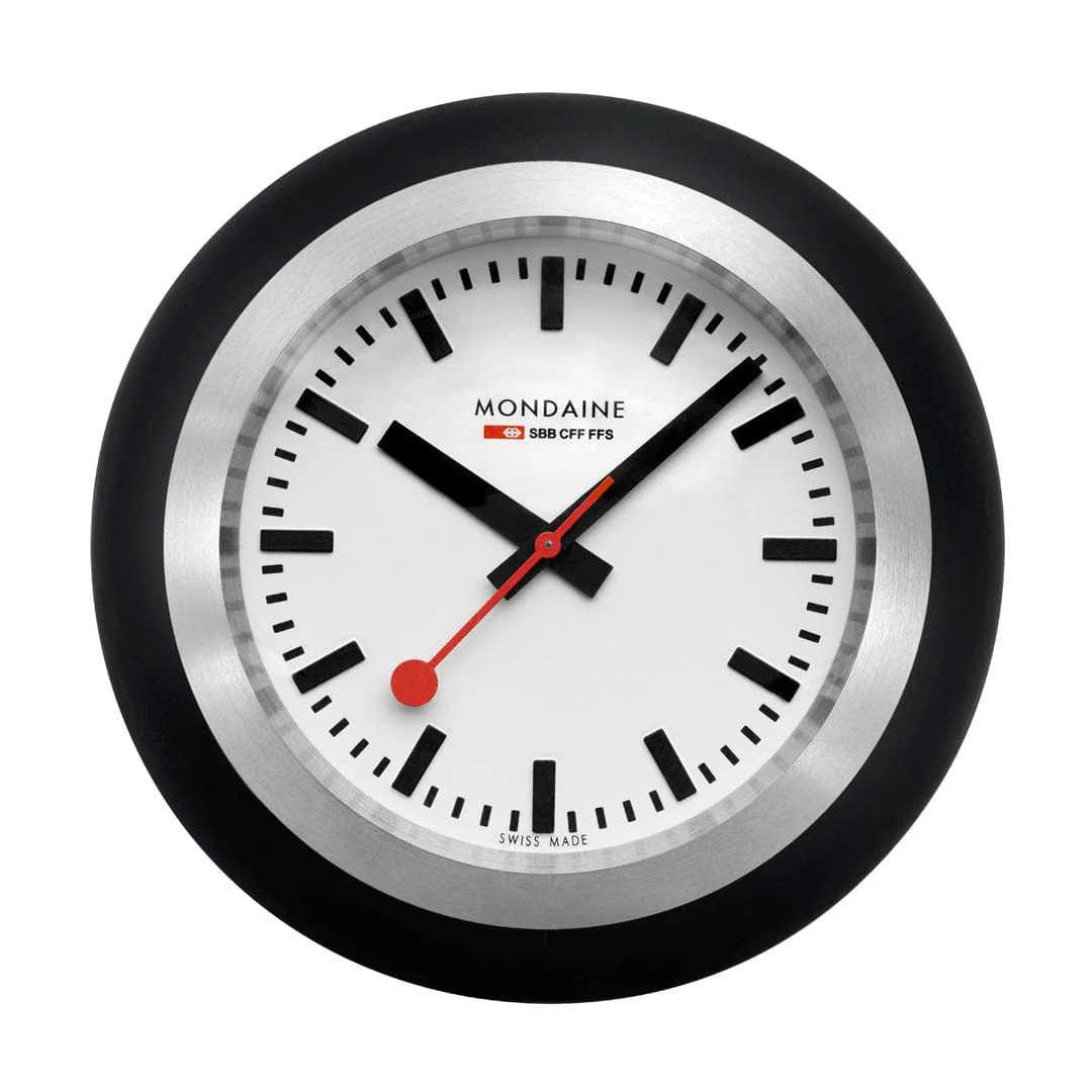 Black Table Clock, 60 mm - Image 4