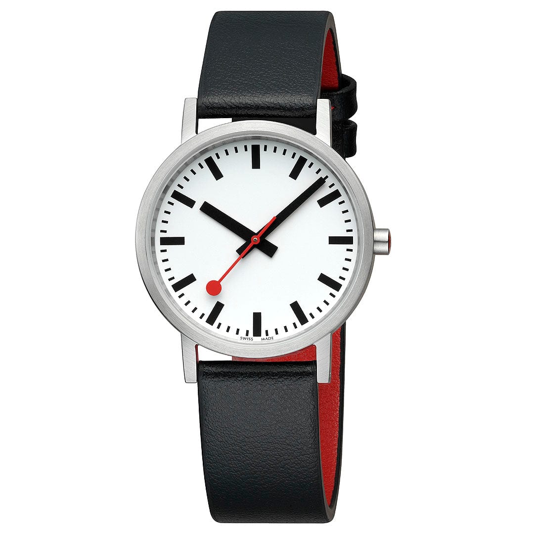 Classic, Black Vegan Grape Leather, 36 mm - Image 6