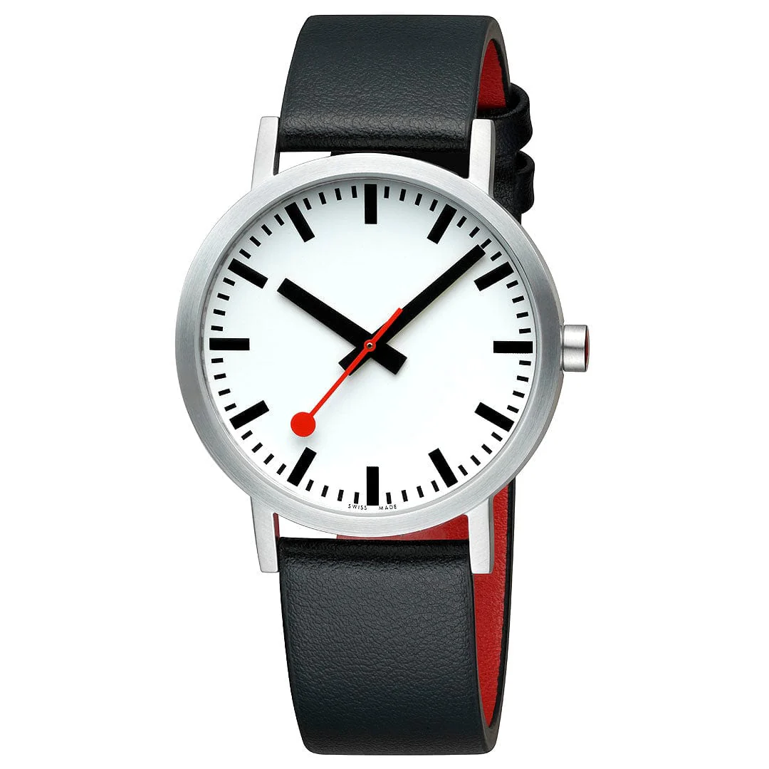Classic, Black Vegan Grape Leather, 40 mm - Image 6