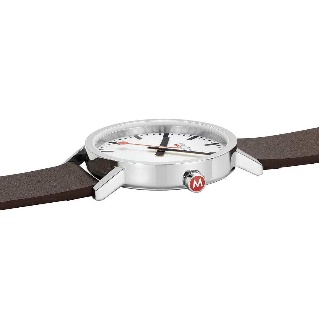 Classic, Brown Vegan Grape Leather, 40 mm - Image 4