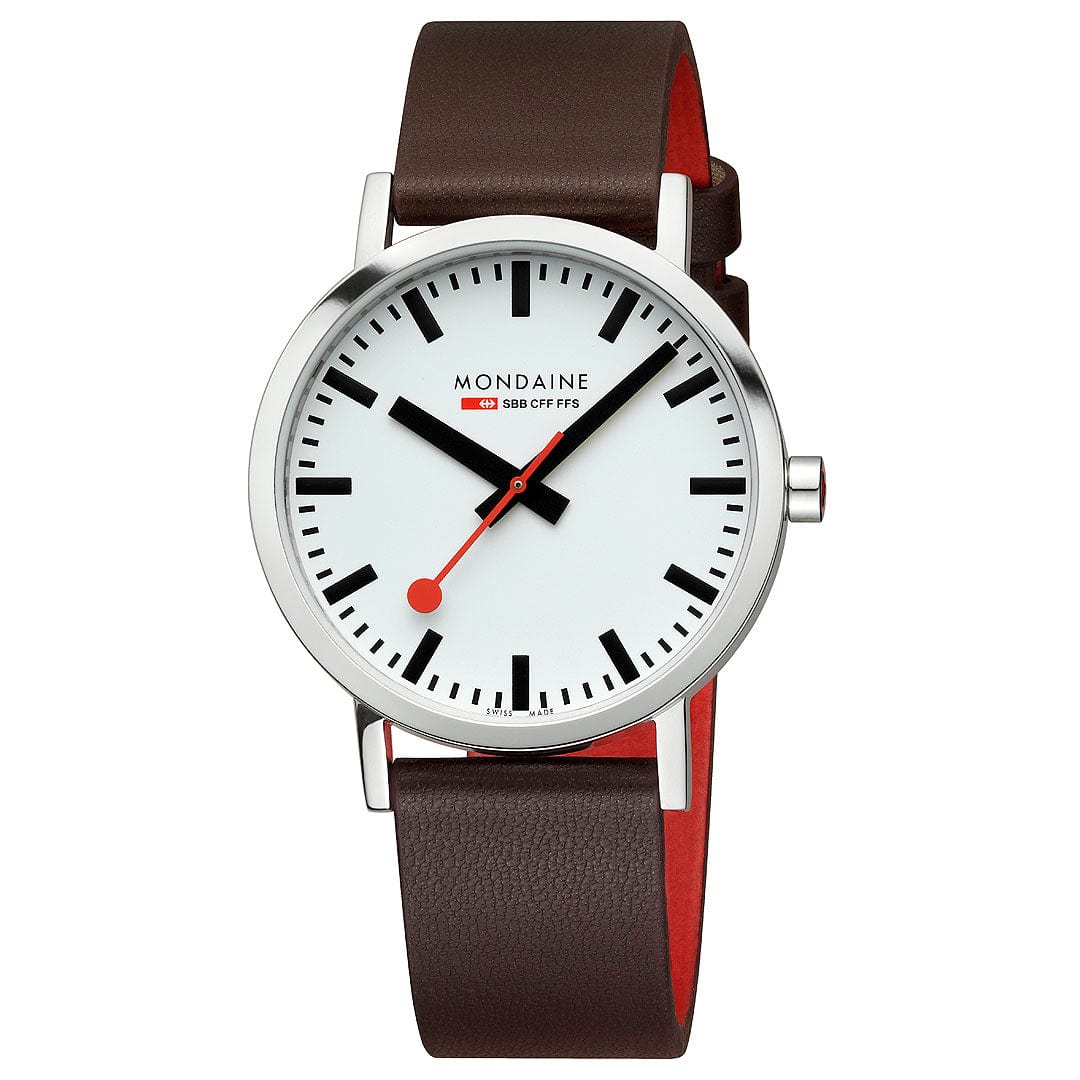 Classic, Brown Vegan Grape Leather, 40 mm - Image 6