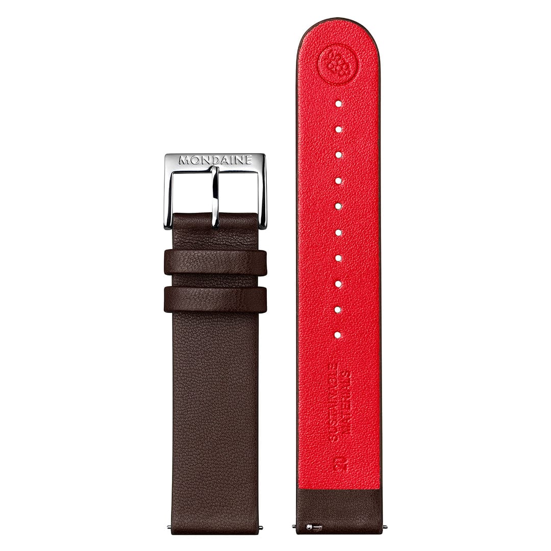 Classic, Brown Vegan Grape Leather, 40 mm - Image 7