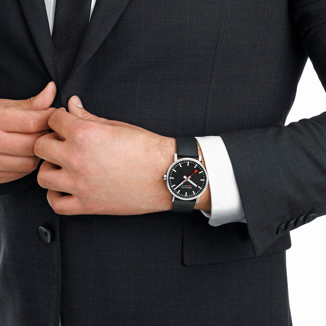 evo,2 Black vegan Leather, 43 mm - Image 3