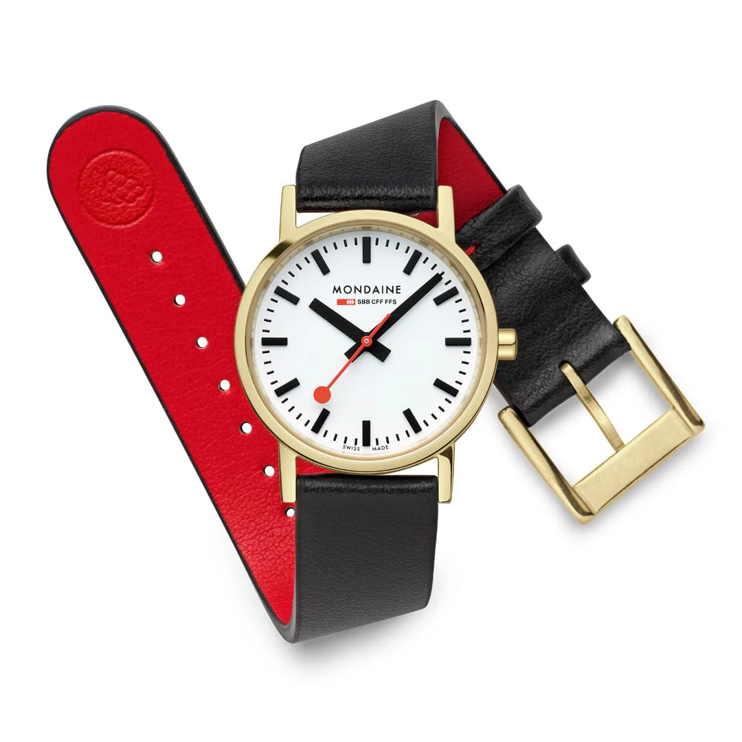 Classic, Black Vegan Grape Leather, 30 mm - Image 5
