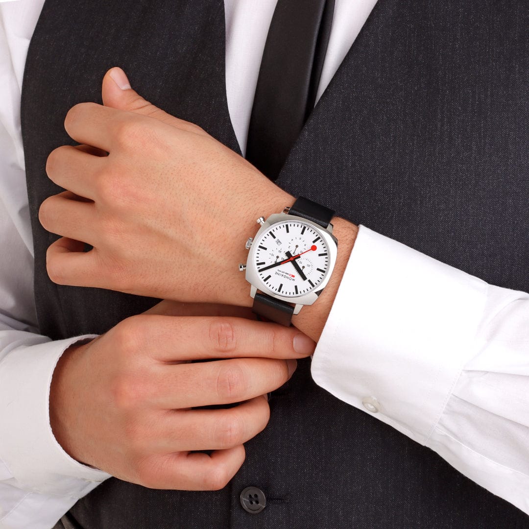 Grand Cushion Set, Black vegan grape leather, 41 mm - Image 4
