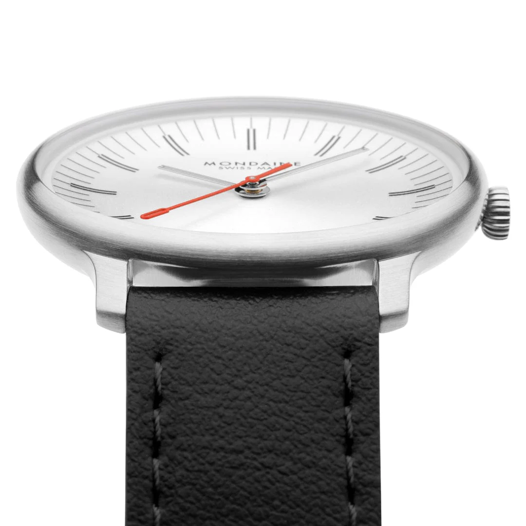 Doppio, Black Vegan Grape Leather, 33 mm - Image 4