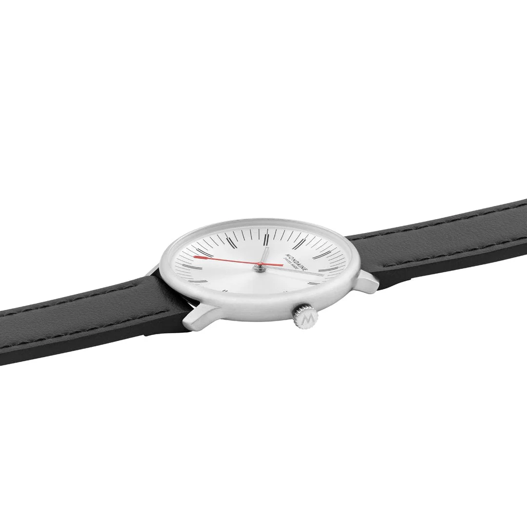 Doppio, Black Vegan Grape Leather, 33 mm - Image 6