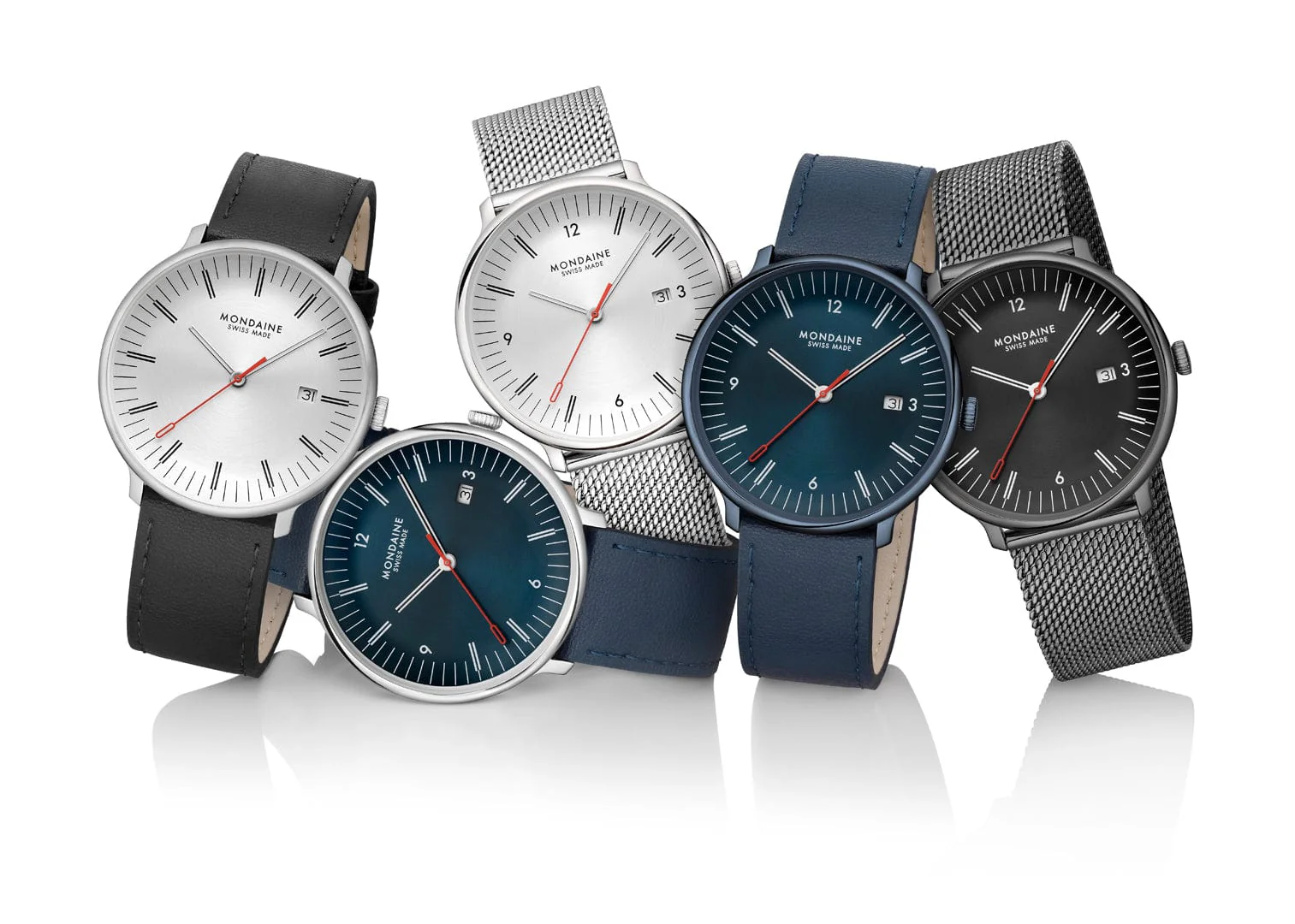 Doppio, Blue Vegan Apple Leather, 41 mm - Image 12