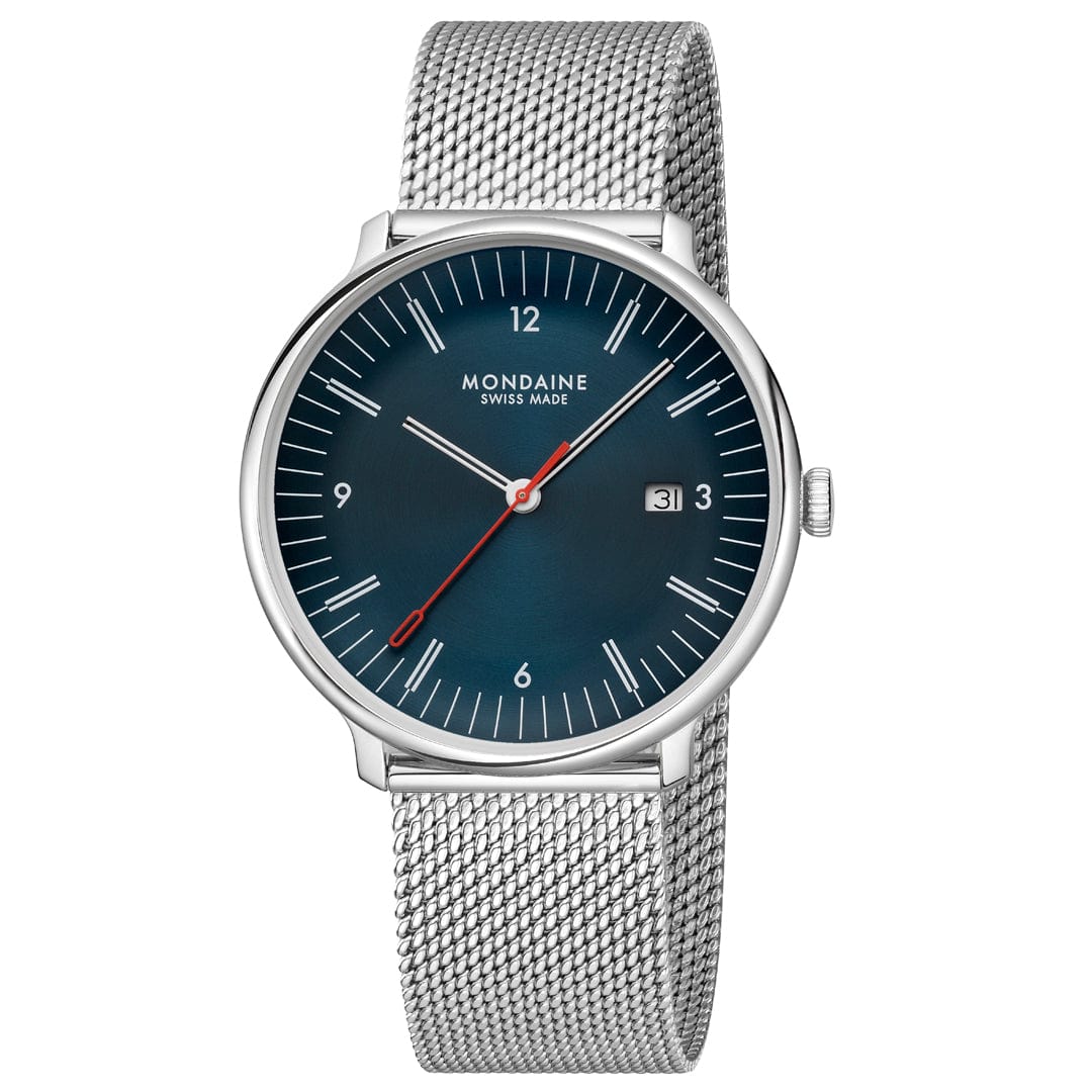 Doppio, Blue Vegan Apple Leather, 41 mm - Image 11