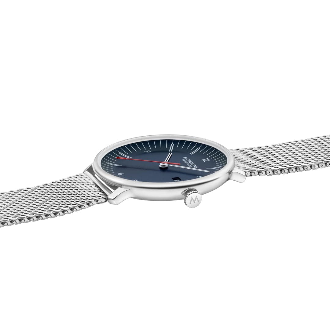 Doppio, Blue Vegan Apple Leather, 41 mm - Image 7