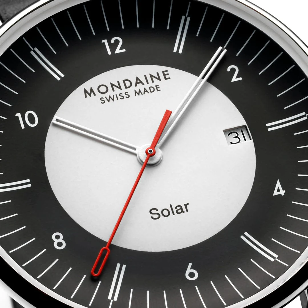 Doppio Solar, Black Vegan Grape Leather, 41 mm - Image 3