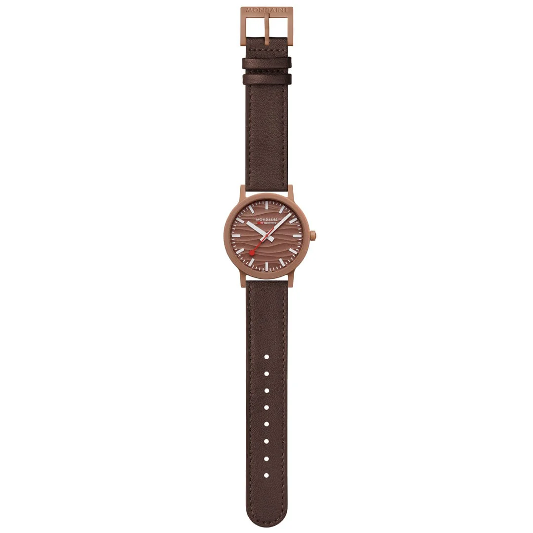 essence Mocha Limited Edition, Brown Vegan Grape Leather, 41 mm - Image 6