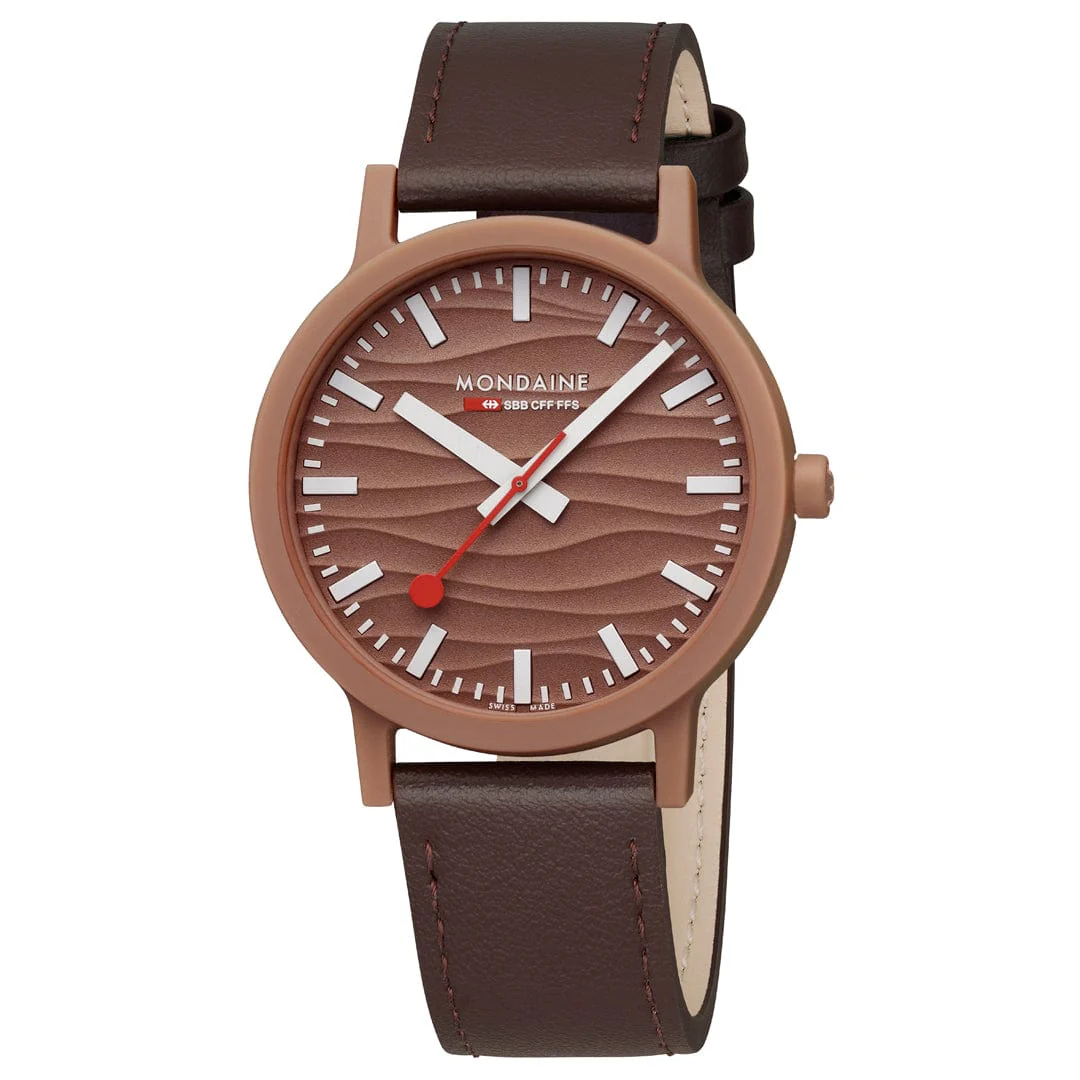essence Mocha Limited Edition, Brown Vegan Grape Leather, 41 mm - Image 7