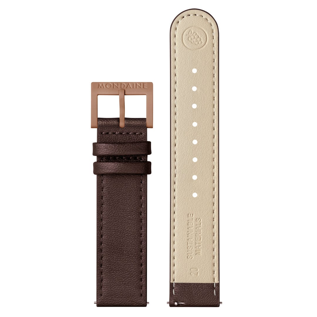 essence Mocha Limited Edition, Brown Vegan Grape Leather, 41 mm - Image 8