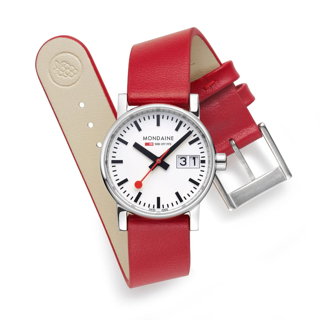 evo2, Red vegan grape leather, 30 mm - Image 4