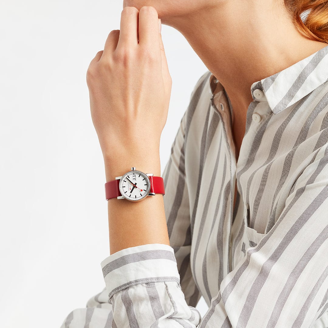 evo2, Red vegan grape leather, 30 mm - Image 9