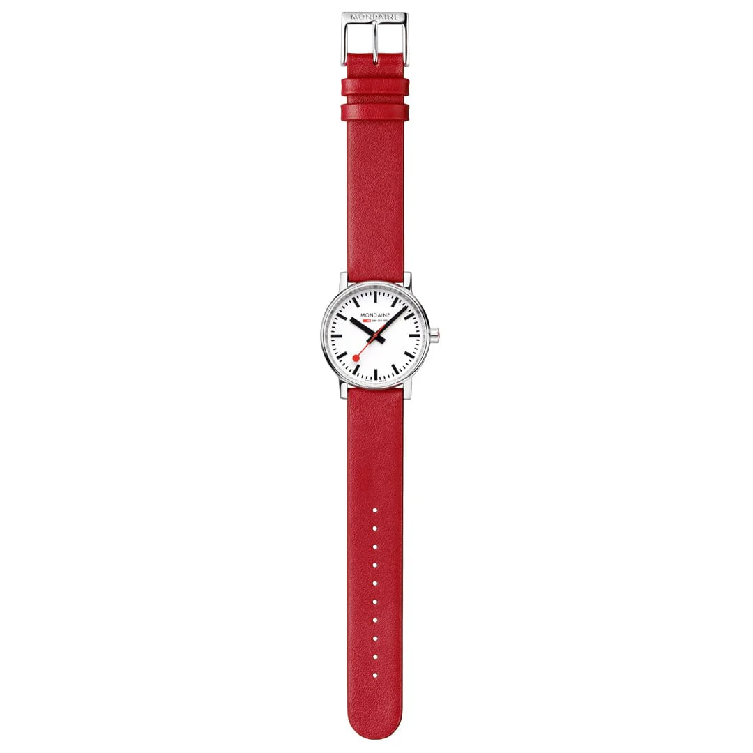 evo2, Red vegan grape leather, 35 mm - Image 6