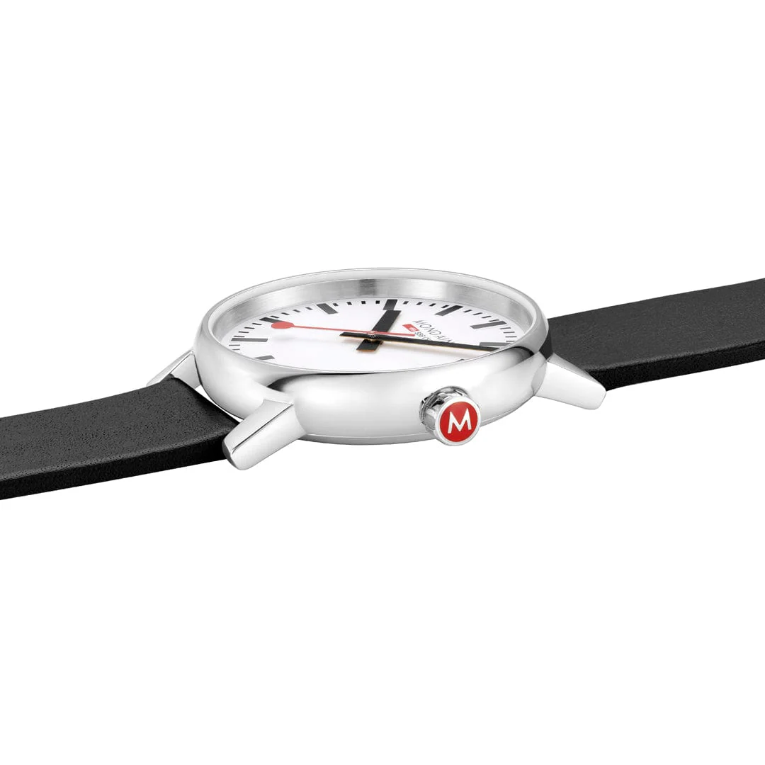 evo2, Black vegan grape leather, 40 mm - Image 7