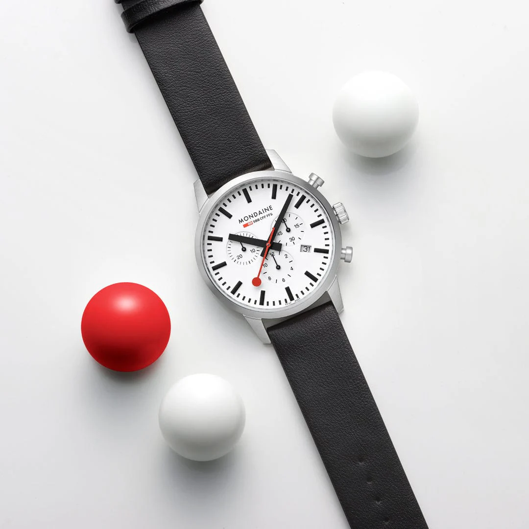 Neo, Black vegan grape leather, 41 mm - Image 12