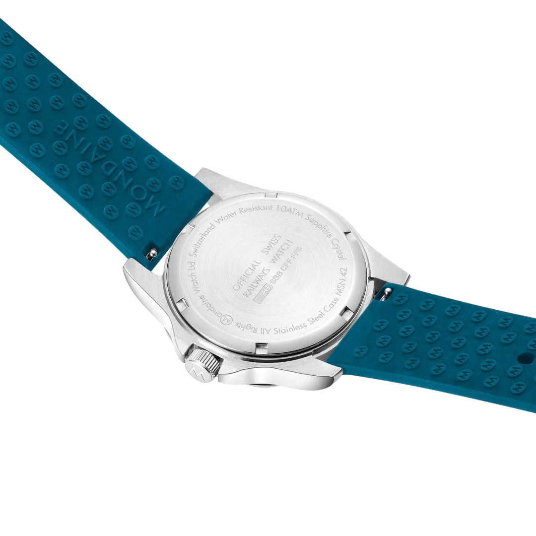 Numeri, Blue Silicon, 42 mm - Image 5