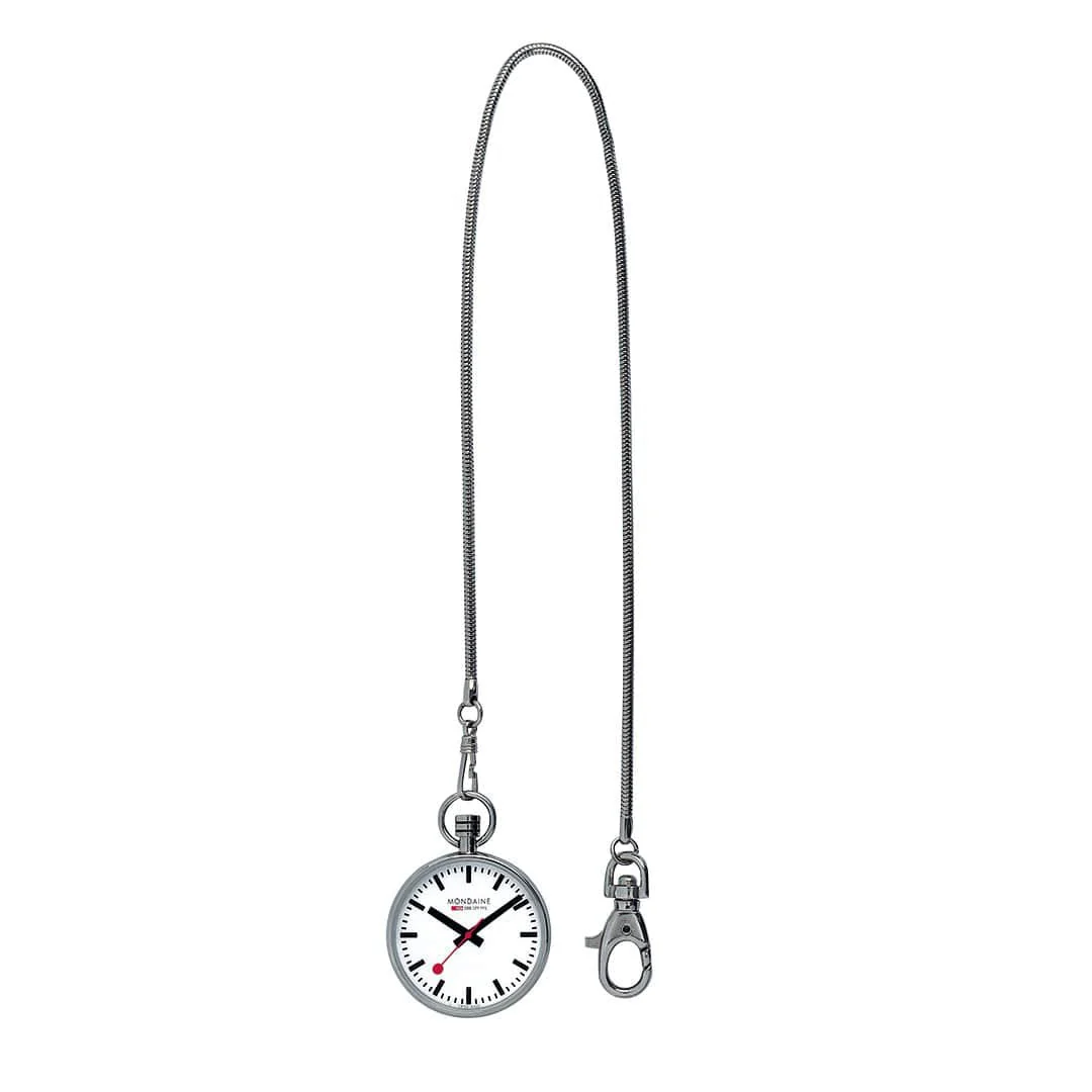 Pocket Watch, Stainless Steel, 43 mm - Image 6