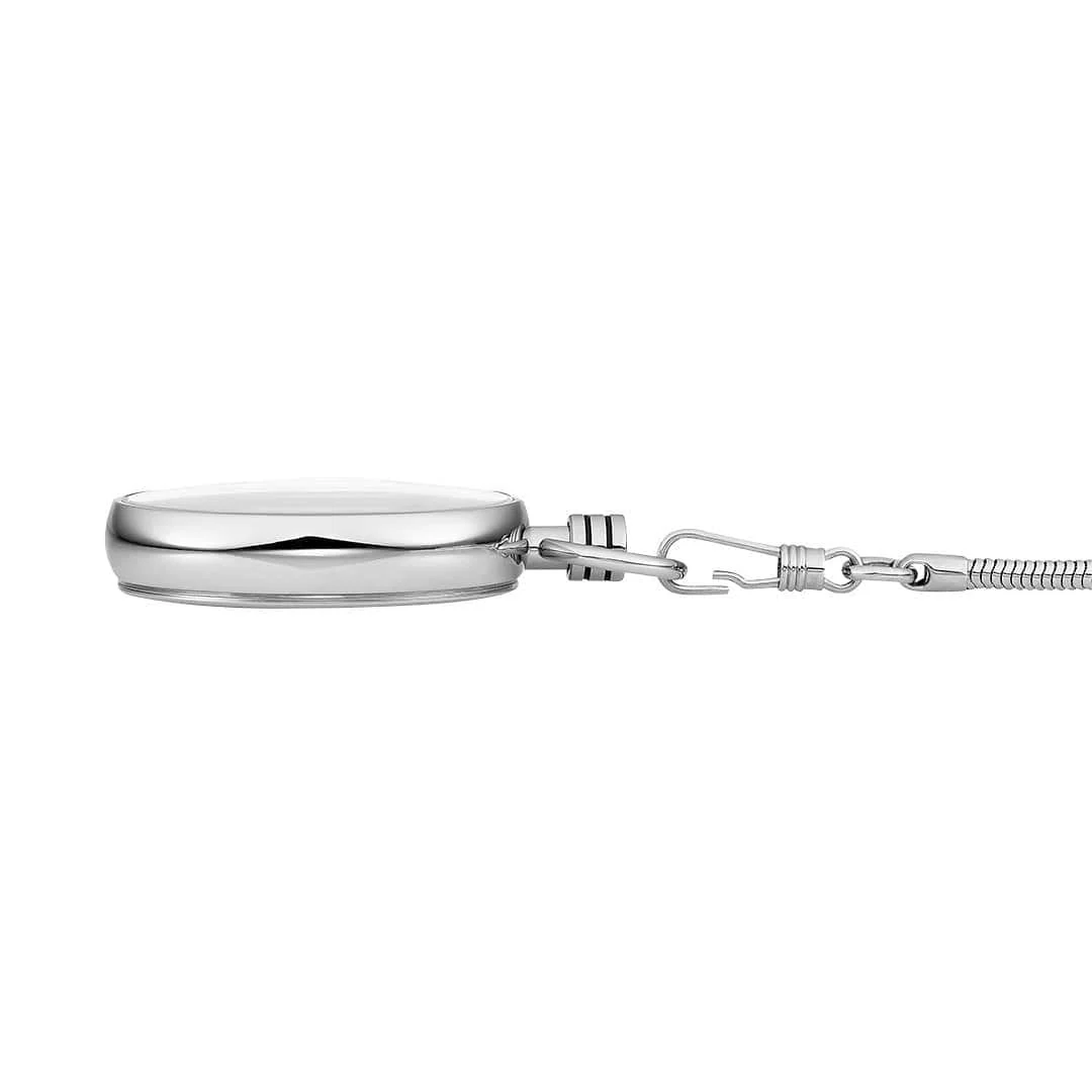 Pocket Watch, Stainless Steel, 43 mm - Image 7