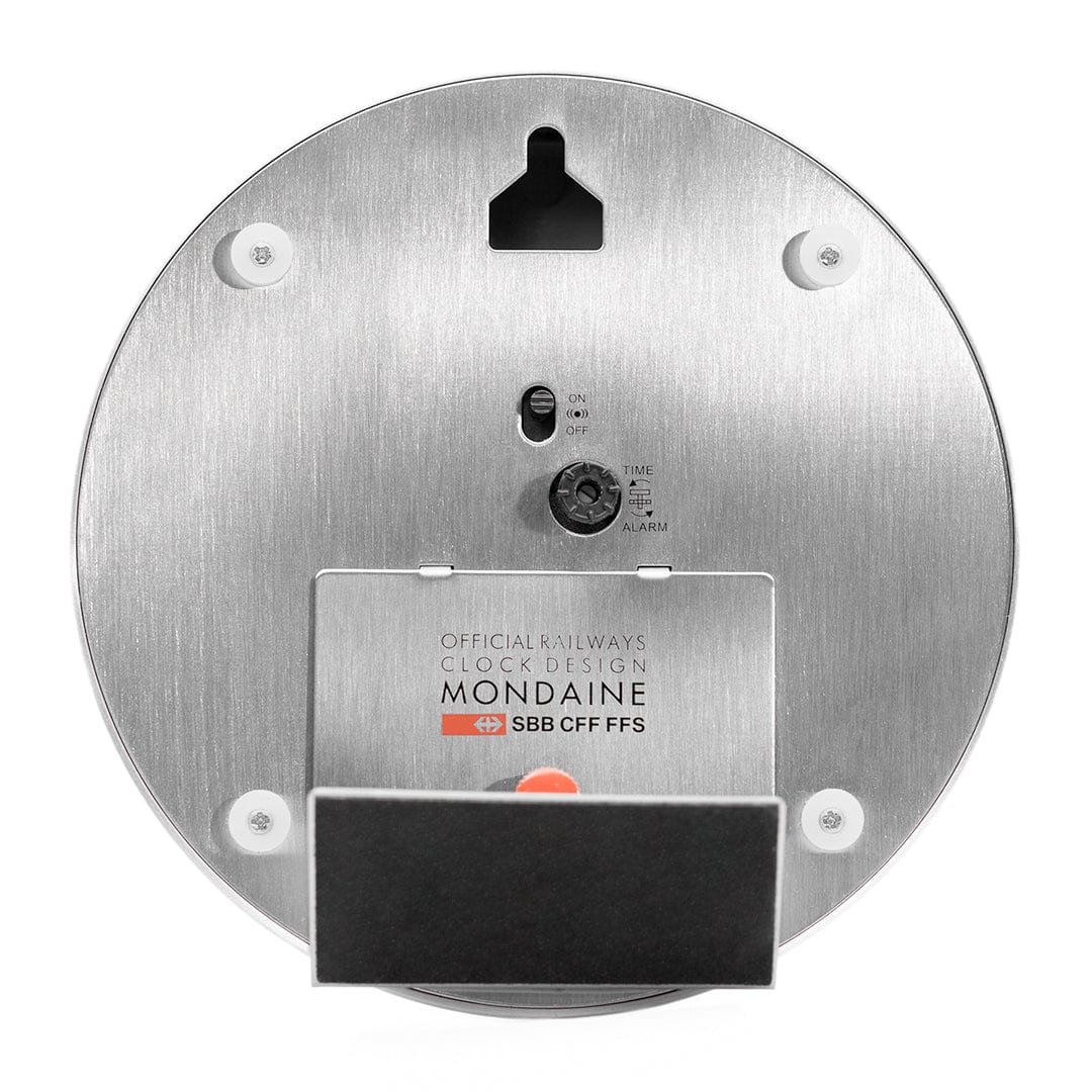 Silver Coloured Table and Alarm Clock, 12,5 cm - Image 3