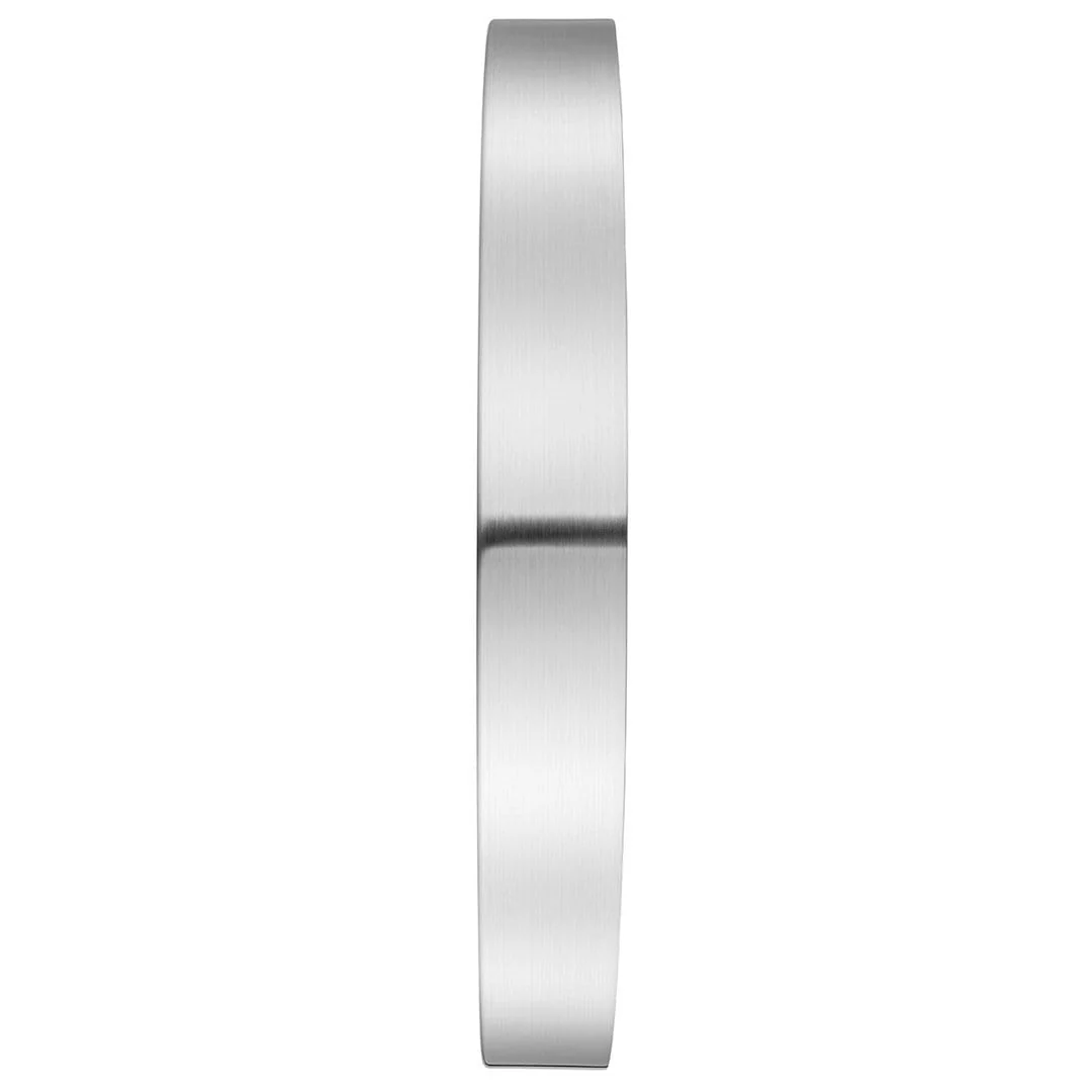 Silver Coloured Wall Clock, 40 cm - Image 4