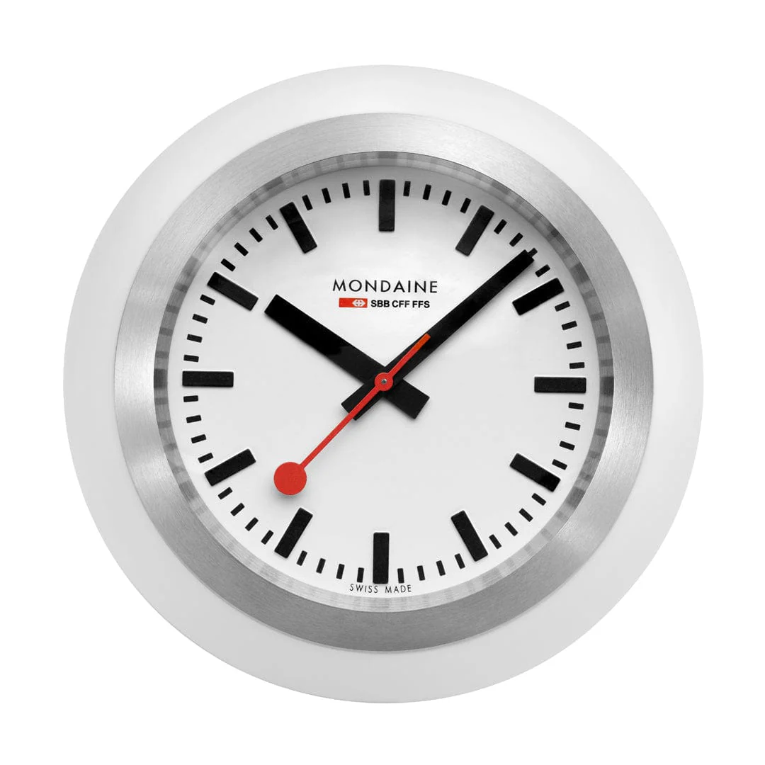 White Table Clock, 60 mm - Image 4