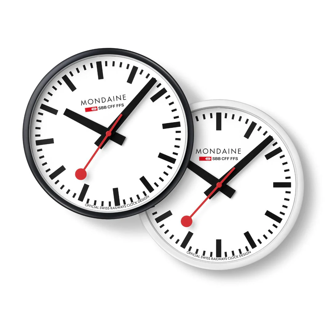 White Wall Clock, 25 cm - Image 7